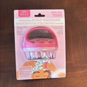 Spa Bella Stimulating Scalp Massager Gentle on Head and Hair